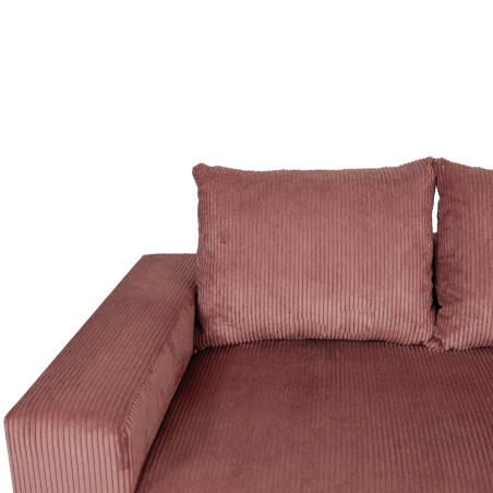 Canapea Extensibila Otis, 3 locuri, Lada Depozitare, Burgundy Deschis-01