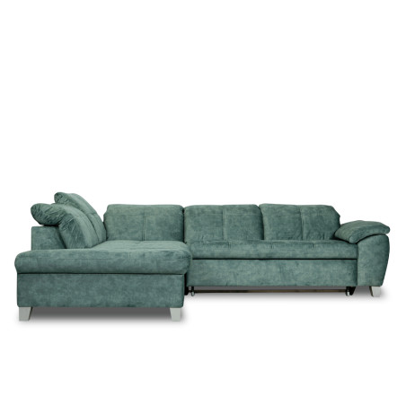 Coltar Extensibil Cu Otoman Mic Stanga Sevilia Lux, 5 Locuri, Tetiere Reglabile, Albastru, 280 Cm-01