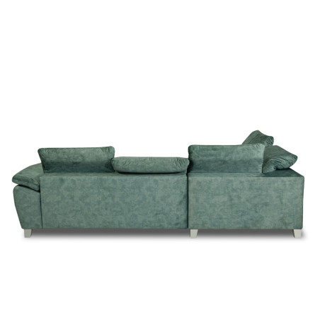 Coltar Extensibil Cu Otoman Mic Stanga Sevilia Lux, 5 Locuri, Tetiere Reglabile, Verde Petrol, 280 Cm-01
