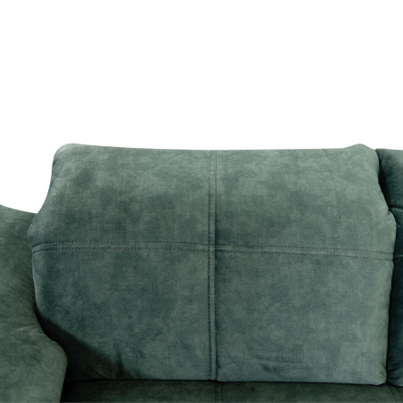 Coltar Extensibil Cu Otoman Mic Dreapta Sevilia Lux, 5 Locuri, Tetiere Reglabile, Verde Petrol, 280 Cm-01