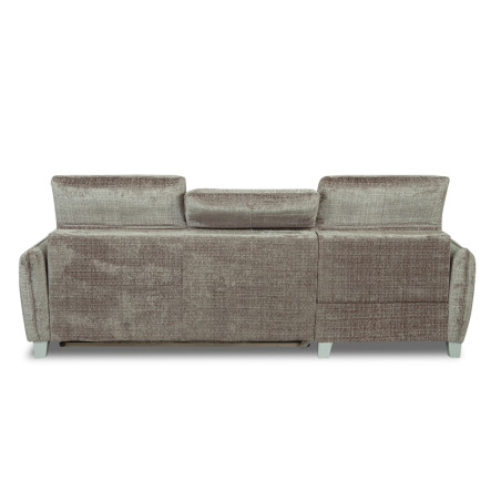 Coltar Extensibil Cu Insula Stanga Cu Lada Tiago, 5 Locuri, Tetiere Reglabile, Maro, Cremona 24,-01