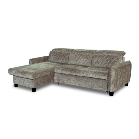 Coltar Extensibil Cu Insula Stanga Tiago, 5 Locuri, Tetiere Reglabile, Maro, Cremona 24,-01