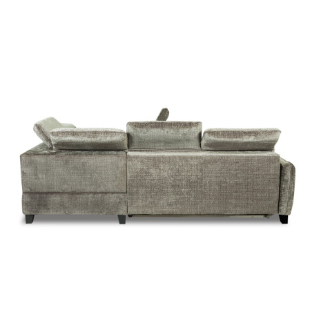 Coltar Extensibil Cu Otoman Dreapta Cu Lada Tiago, Maro, 5 Locuri, Tetiere Reglabile, Colonial, 255 Cm Cremona 24-01