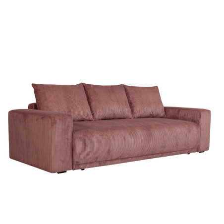 Canapea Extensibila Otis, 3 locuri, Lada Depozitare, Roz-01