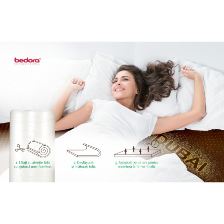 Topper Dubai Chocolate Moment, 180 x 200 x 5 Cm-01