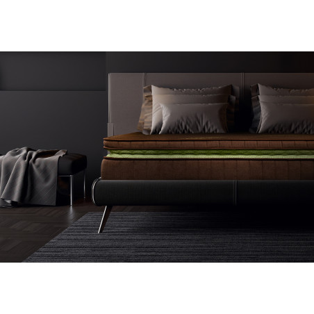 Saltea Dubai Chocolate Delux Latex Pocket, 180 x 200 x 28 Cm-01