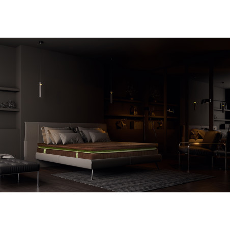 Saltea Dubai Chocolate Delux Latex Pocket, 180 x 200 x 28 Cm-01