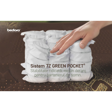 Saltea Dubai Chocolate Delux Latex Pocket, 180 x 200 x 28 Cm-01