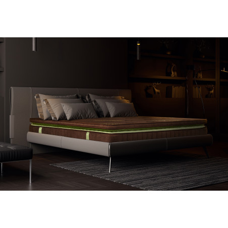 Saltea Dubai Chocolate Delux Latex Pocket, 160 x 200 x 28 Cm-01