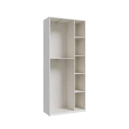 Dulap 2 Usi  Harmony Alb, 88.9 Cm-01