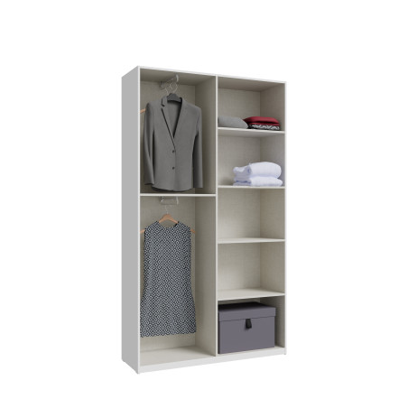 Dulap 2 Usi Harmony Alb, 119.5 Cm-01