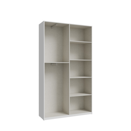 Dulap 2 Usi Harmony Alb, 119.5 Cm-01