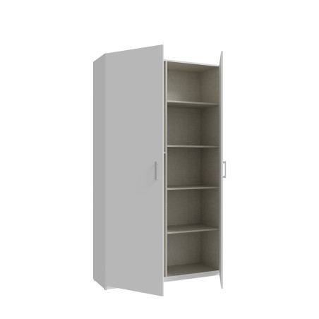 Dulap 2 Usi Harmony Alb, 119.5 Cm-01