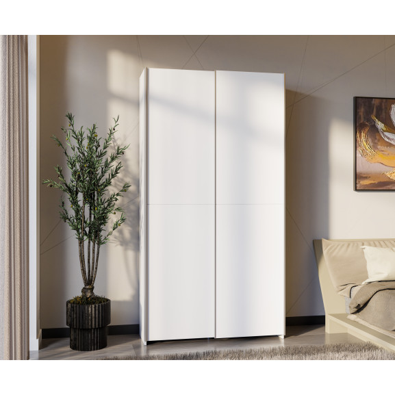 Dulap Cu Usi Culisante Harmony Alb, 100.1 Cm