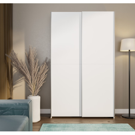 Dulap Cu Usi Culisante Harmony Alb, 120 Cm-01