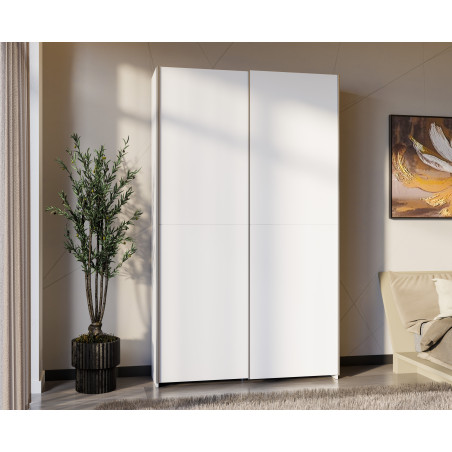 Dulap Cu Usi Culisante Harmony Alb, 120 Cm-01