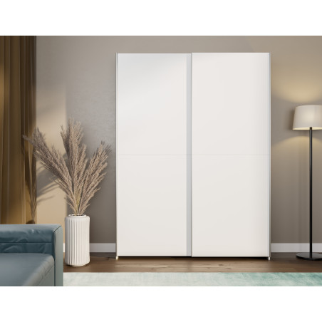 Dulap Cu Usi Culisante Harmony Alb, 150 Cm-01