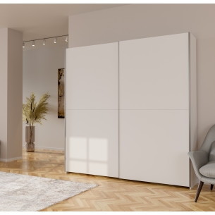 Dulap Cu Usi Culisante Harmony Alb, 200 Cm