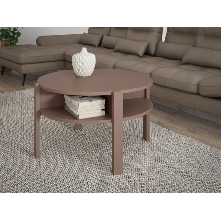 Masa Cafea Bibliotheque Terracotta, 74.4 Cm-01