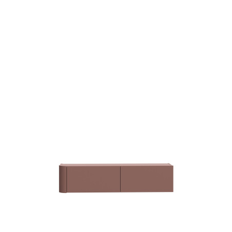 Dulap Suspendat Bibliotheque, Terracotta 128.6 Cm-01
