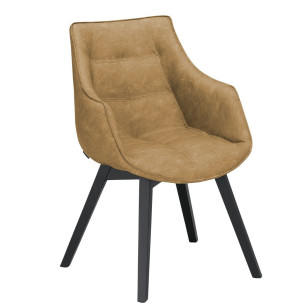 Scaun Reno Cu Brat Vintage Natural, 62 Cm