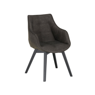 Scaun Reno Cu Brat Vintage Anthracite, 62 Cm
