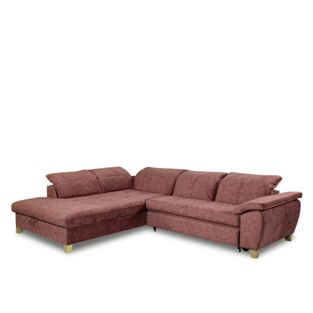 Coltar Cu Otoman Mare Sevilia Lux, Stanga, 5 Locuri, Roz Prafuit Inchis, 300 x 234 Cm-01
