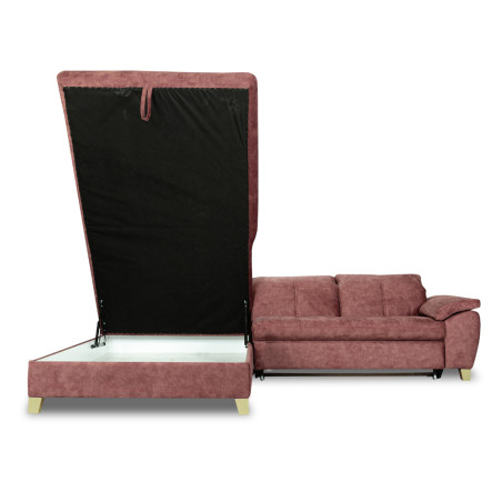 Coltar Cu Otoman Mare Sevilia Lux, Stanga, 5 Locuri, Roz Prafuit Inchis, 300 x 234 Cm-01