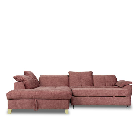 Coltar Cu Otoman Mare Sevilia Lux, Stanga, 5 Locuri, Roz Prafuit Inchis, 300 x 234 Cm-01
