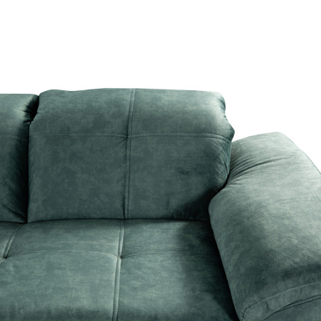 Coltar Cu Otoman Mare Sevilia Lux, Stanga, Cu Lada, 5 Locuri, Verde Petrol, 300 x 234 Cm-01