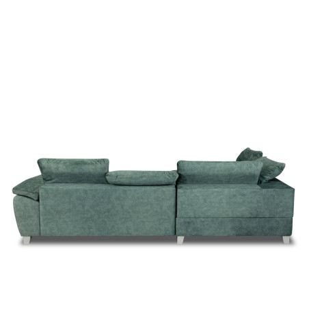 Coltar Cu Otoman Mare Sevilia Lux, Stanga, Cu Lada, 5 Locuri, Verde Petrol, 300 x 234 Cm-01