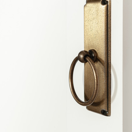 Dulap 4 Usi si 1 Sertar Saint Tropez, Vopsit Alb, 250 Cm-01