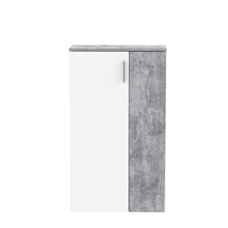 Pantofar Best alb si beton optic gri deschis, 68.9 Cm-01