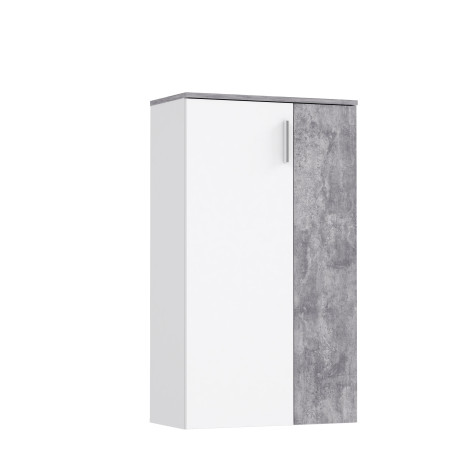 Pantofar Best alb si beton optic gri deschis, 68.9 Cm-01