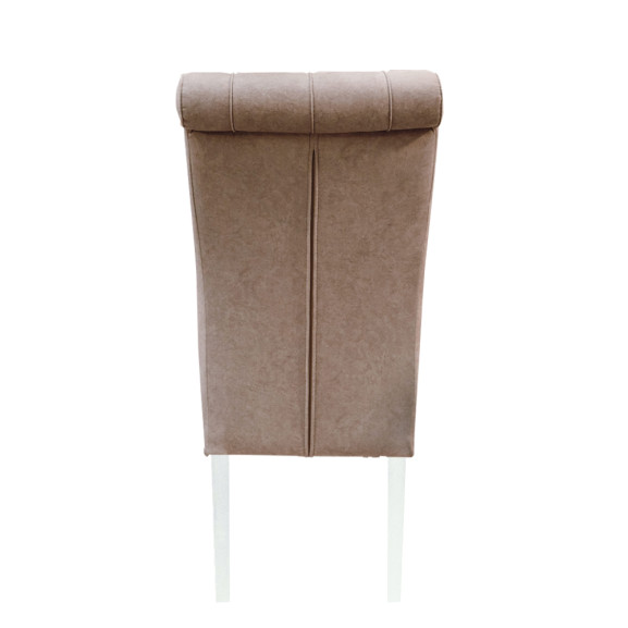 Scaun Saint Tropez, Bej, Alb, 44 x 67 x 99.5 Cm