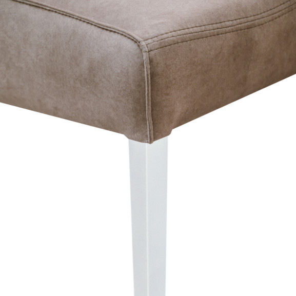 Scaun Saint Tropez, Bej, Alb, 44 x 67 x 99.5 Cm