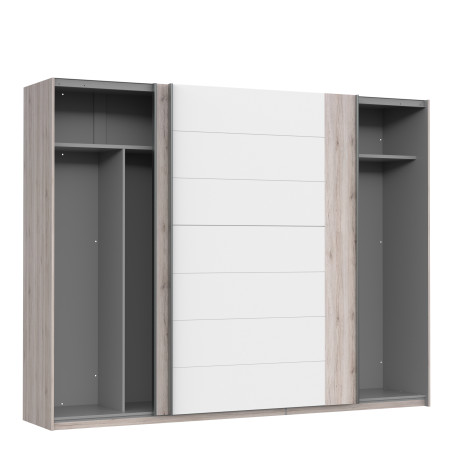 Set 3 Polite Dulap 270 Cm Rendevous, Gri 107.8 Cm-01
