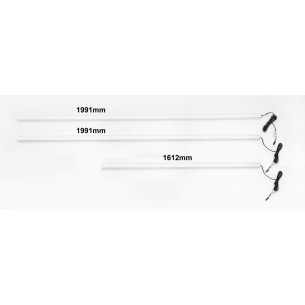 LED Banda Pat 180 x 200 Cm Rendevous, Alb Rece