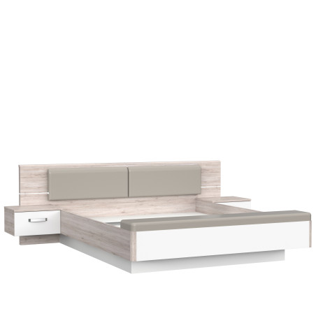 LED Banda Pat 180 x 200 Cm Rendevous, Alb-01