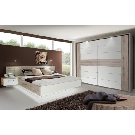 LED Banda Pat 180 x 200 Cm Rendevous, Alb-01