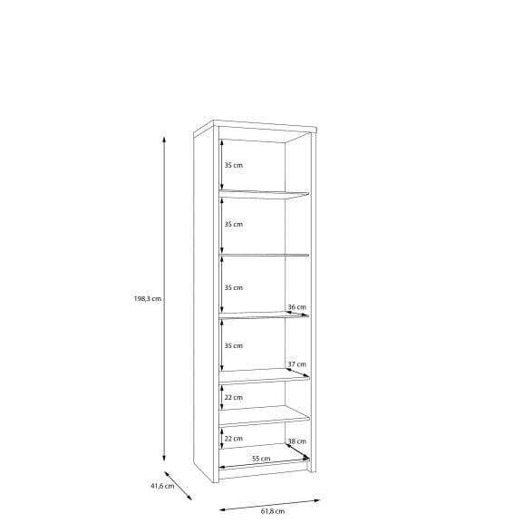 Vitrina 1 Usa Euforica, 61.8 Cm