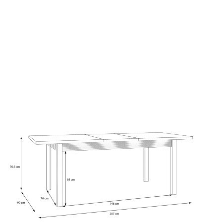 Masa Extensibila Euforica, 160.4 Cm-01