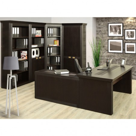 Biblioteca Colt Saigon (OFFICE), Charcoal, 640 x 380 x 2064 mm.-01