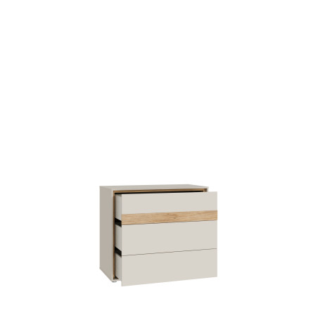 Comoda Waxala, Stejar Mauvella Si Nisip, 96.3 Cm-01