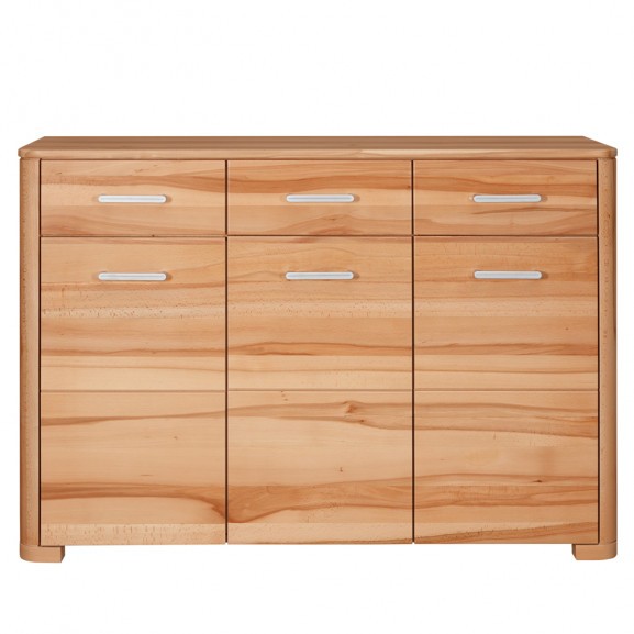 Bufet Cu 3 Usi Si 3 Sertare Atrio Fag Natur , 130 Cm