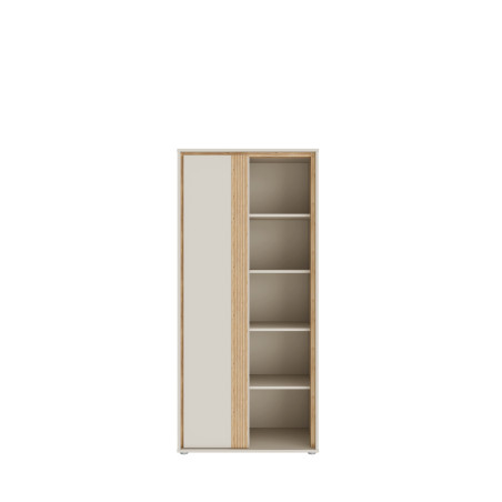 Etajera Waxala, Stejar Mauvella Si Nisip, 76.3 Cm-01