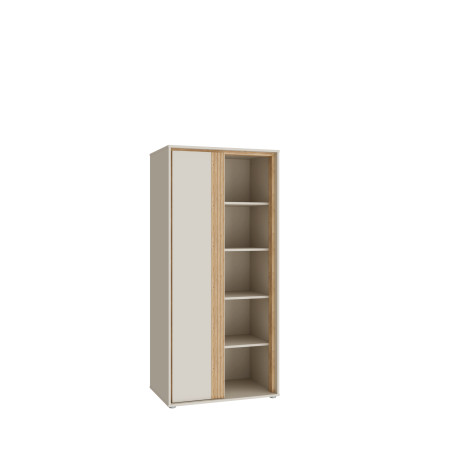 Etajera Waxala, Stejar Mauvella Si Nisip, 76.3 Cm-01
