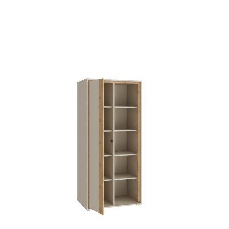 Etajera Waxala, Stejar Mauvella Si Nisip, 76.3 Cm-01