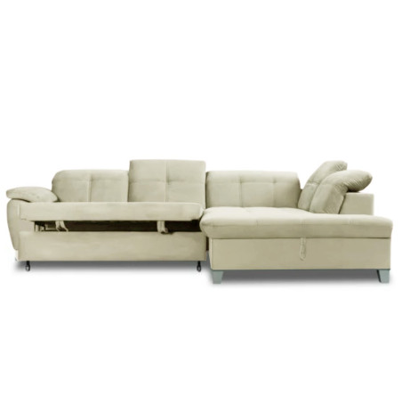 Coltar Extensibil Sevilia Lux, Dreapta, 5 Locuri, Crem, 300 x 234 Cm-01