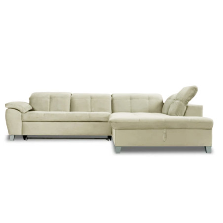 Coltar Extensibil Sevilia Lux, Dreapta, 5 Locuri, Crem, 300 x 234 Cm-01